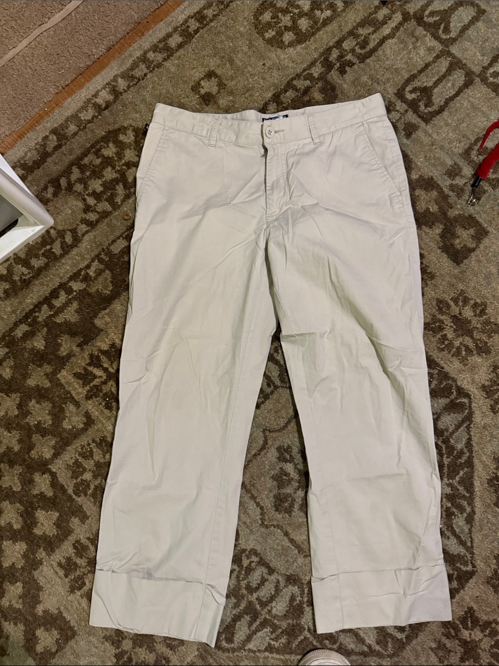 Polo by Ralph Lauren Women's Light Cream Chino Pants